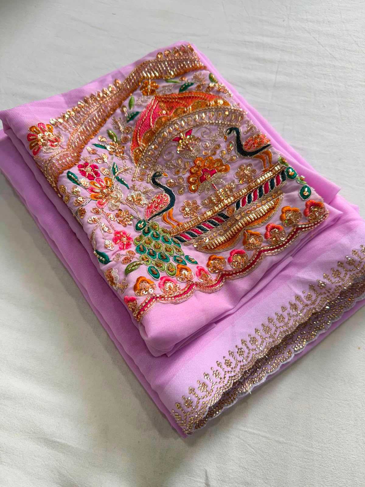 Jiya Premium Georgette Designer Saree
