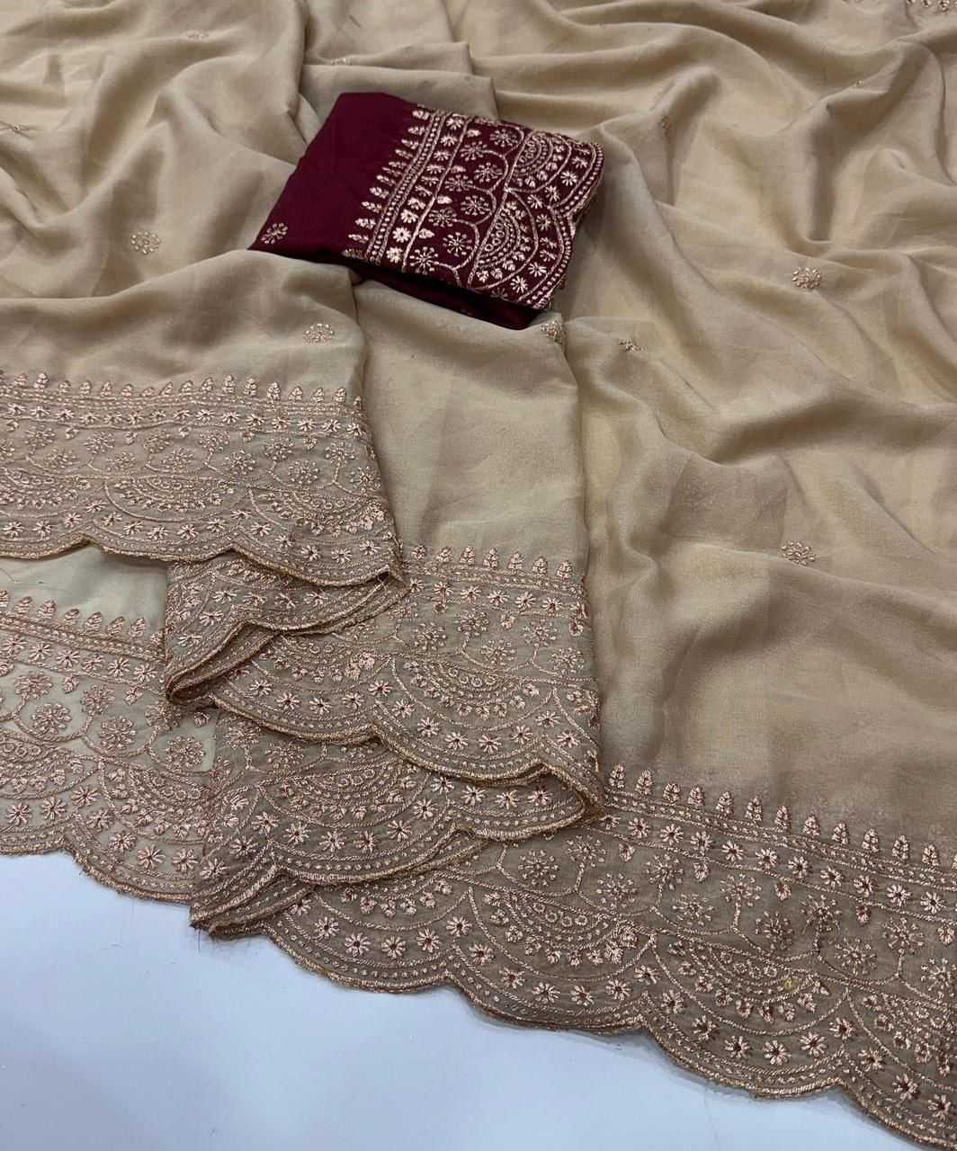Georgette Designer Saree