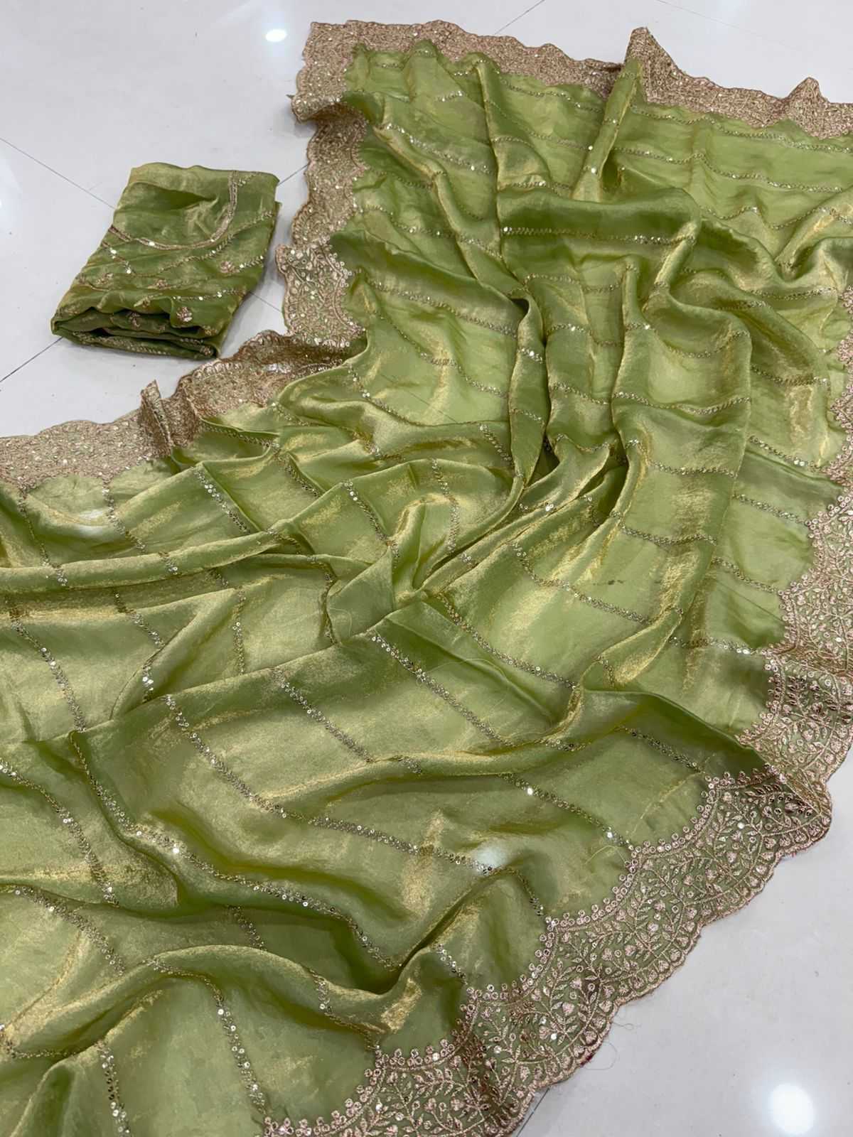 Satin Designer Saree