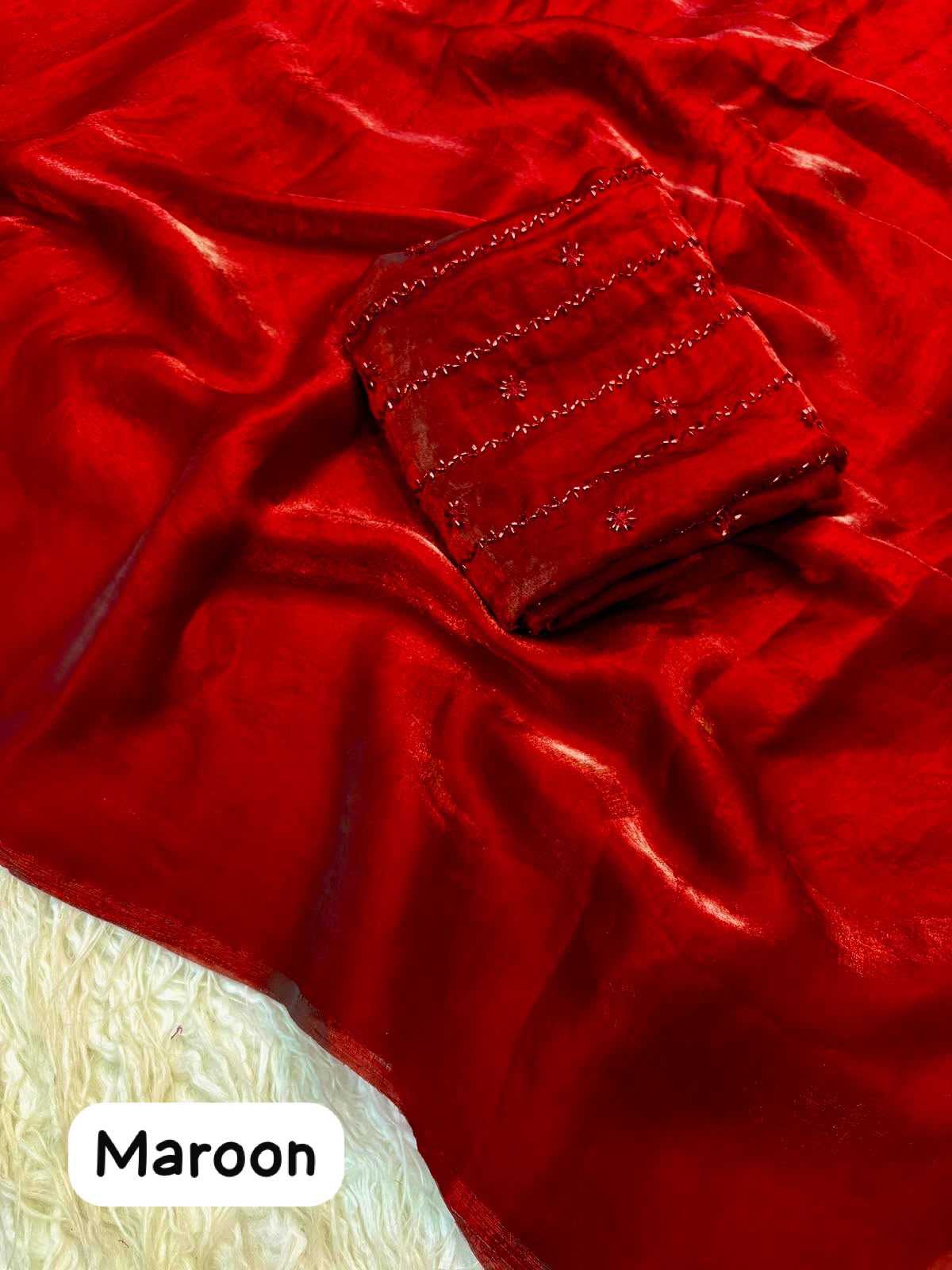 Shree Fendy Satin Designer Saree