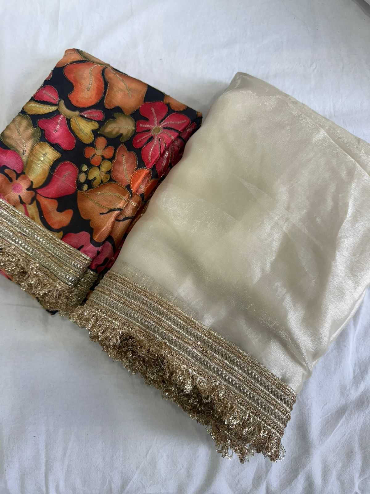Satin Designer Saree