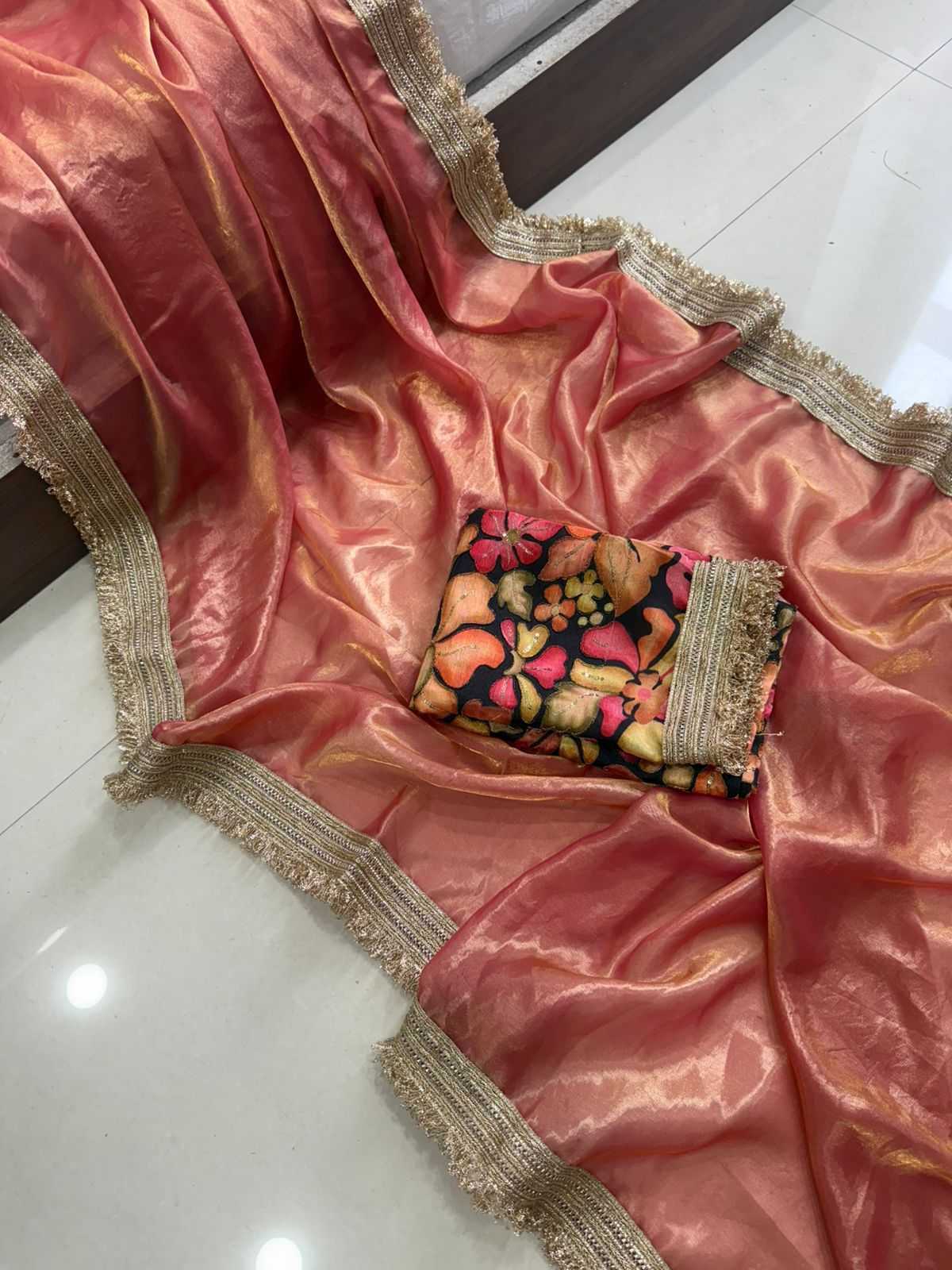 Satin Designer Saree