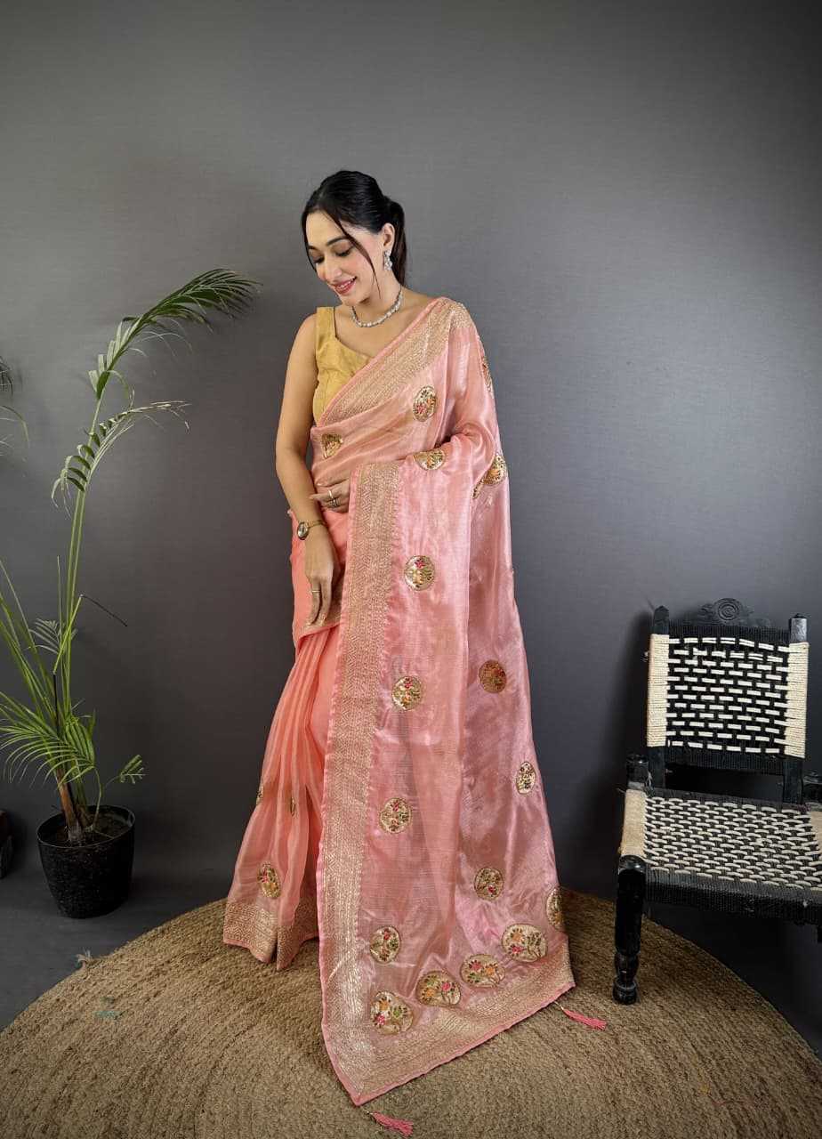 Aarvi Organza Silk Sarees For Weddings