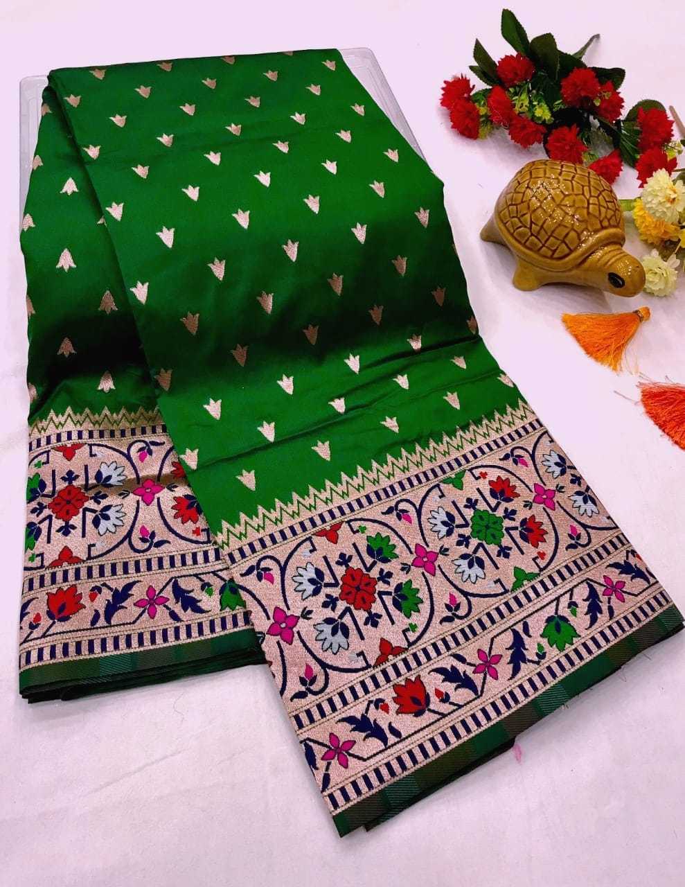 Adhya Paithani Silk Soft Saree