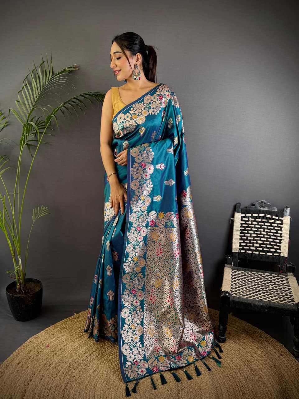 Chandni Banarasi Soft Silk Saree