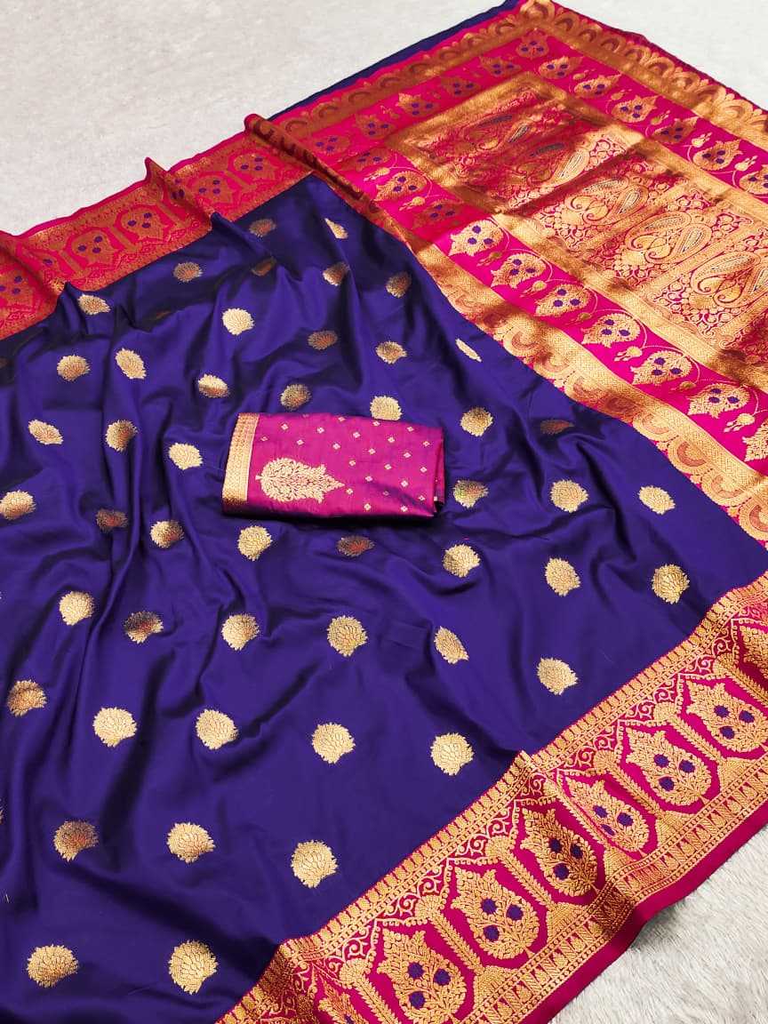 Banarasi Soft Silk Zari Border Saree