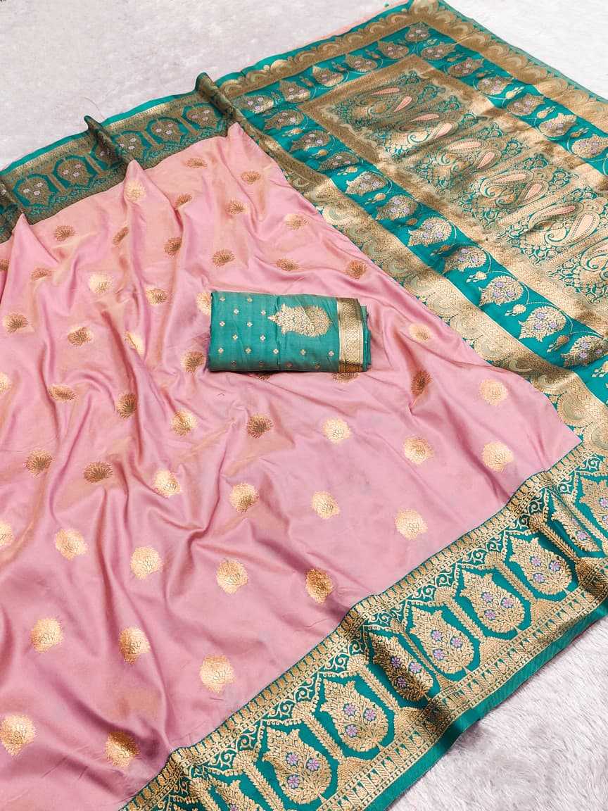 Banarasi Soft Silk Zari Border Saree