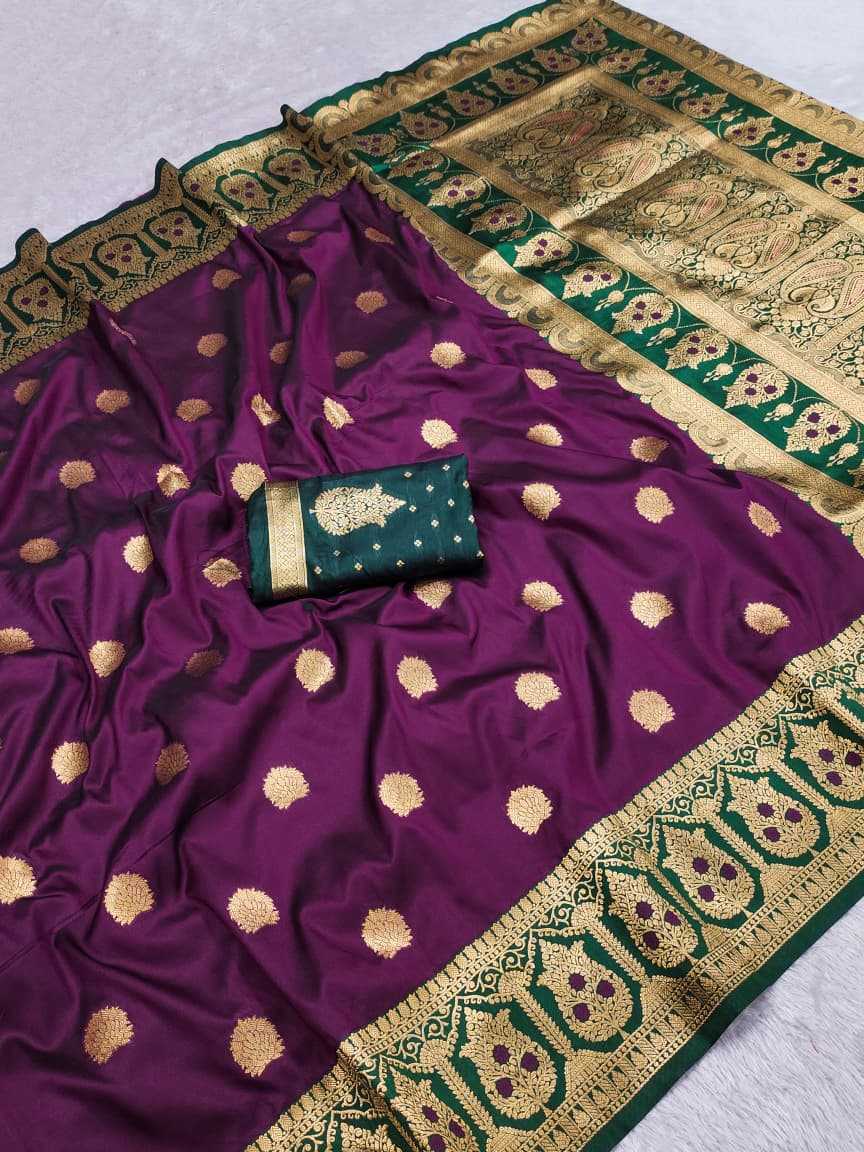 Banarasi Soft Silk Zari Border Saree