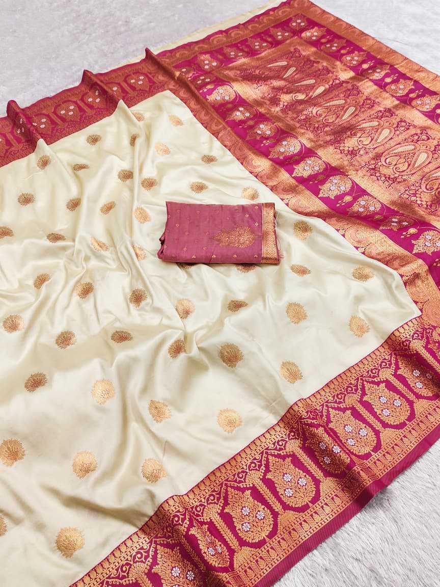 Banarasi Soft Silk Zari Border Saree