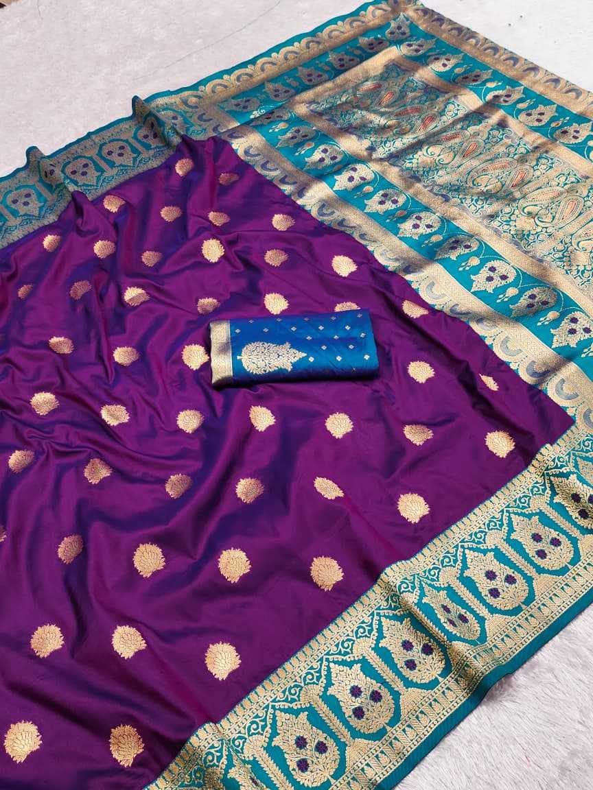 Banarasi Soft Silk Zari Border Saree