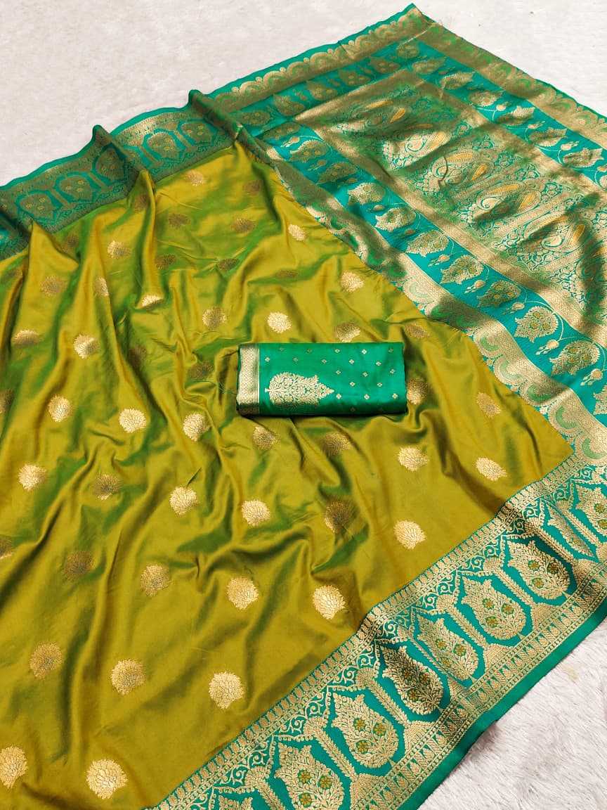 Banarasi Soft Silk Zari Border Saree