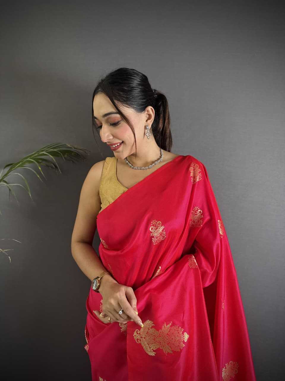 Docomo Lichi Silk Soft Saree