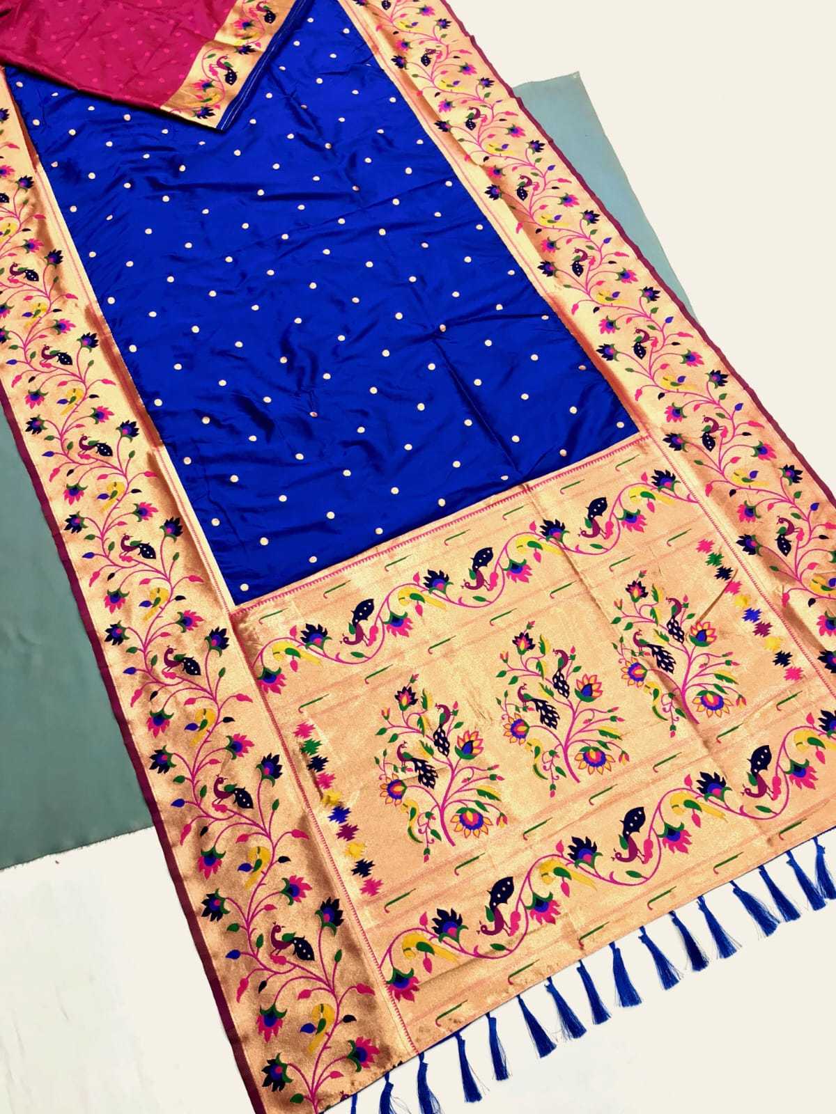Full Well Kanjivaram Silk Heavy Saree