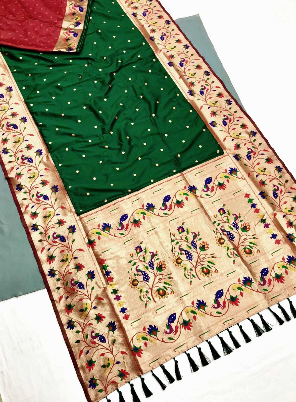 Full Well Kanjivaram Silk Heavy Saree