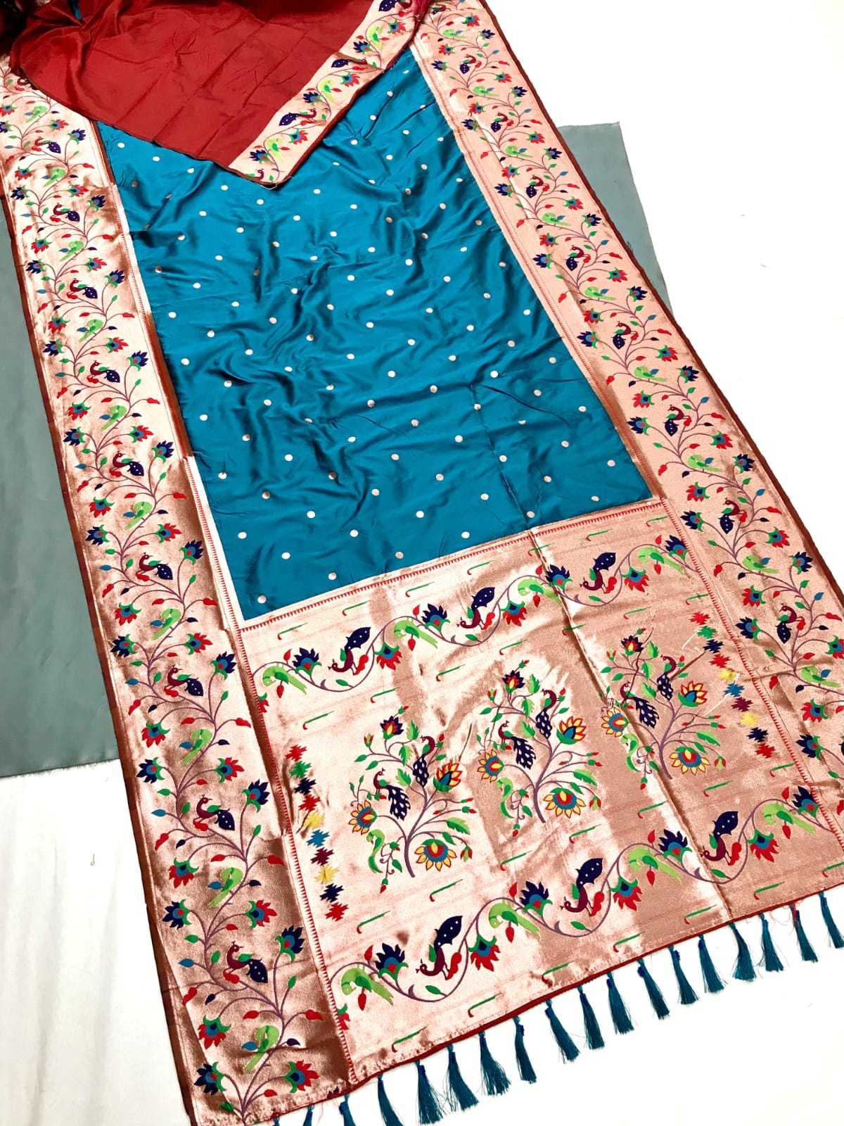 Full Well Kanjivaram Silk Heavy Saree
