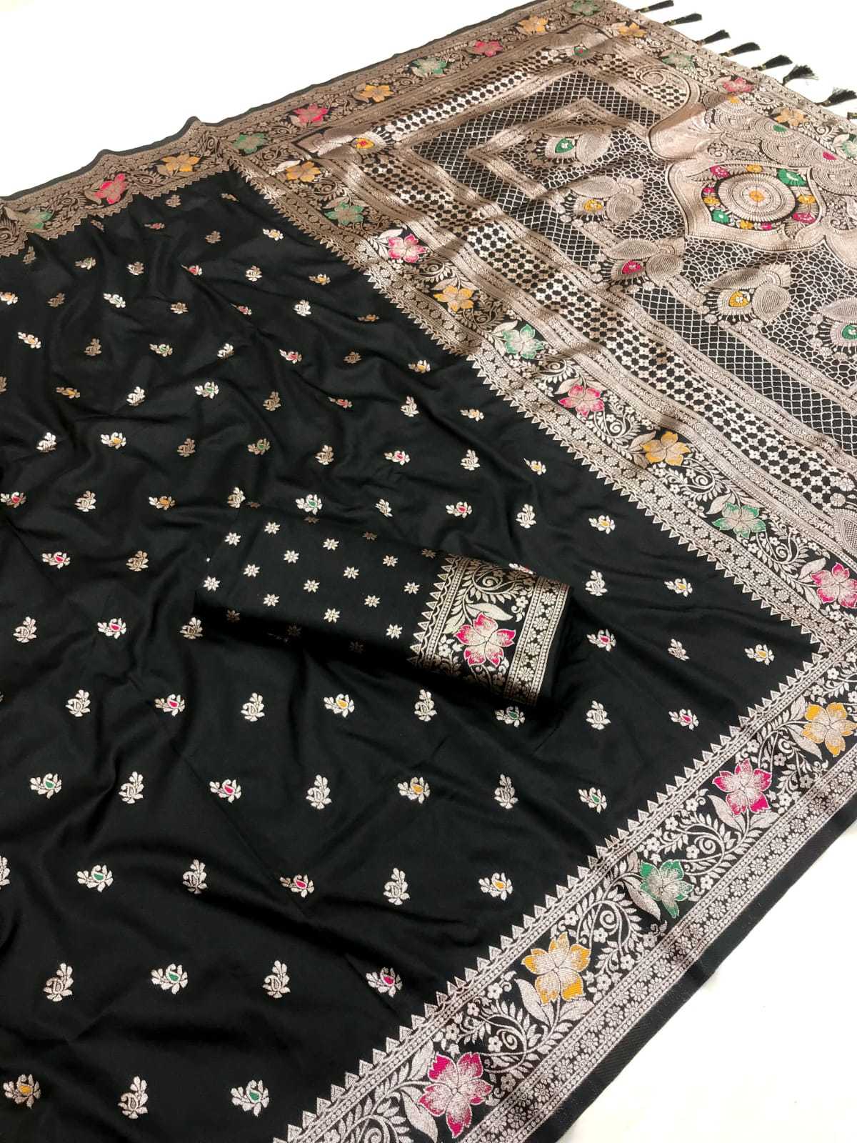 Greta Banarasi Soft Silk Saree