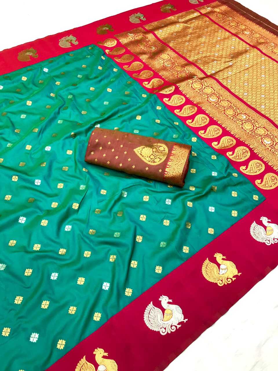 Hans Banarasi Soft Silk Saree