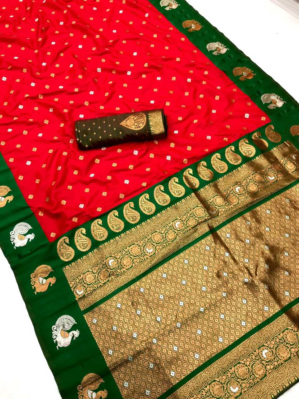 Hans Banarasi Soft Silk Saree