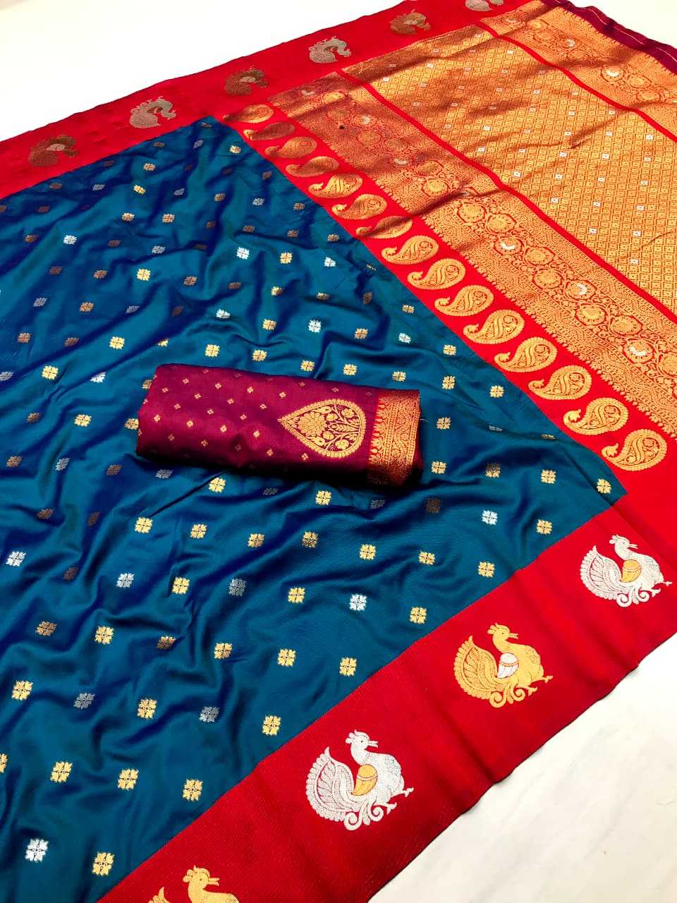Hans Banarasi Soft Silk Saree