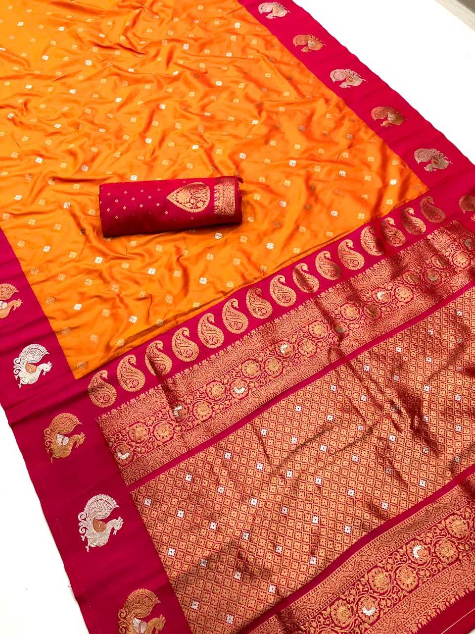 Hans Banarasi Soft Silk Saree