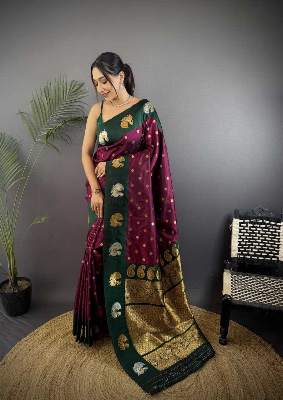 Hans Banarasi Soft Silk Saree