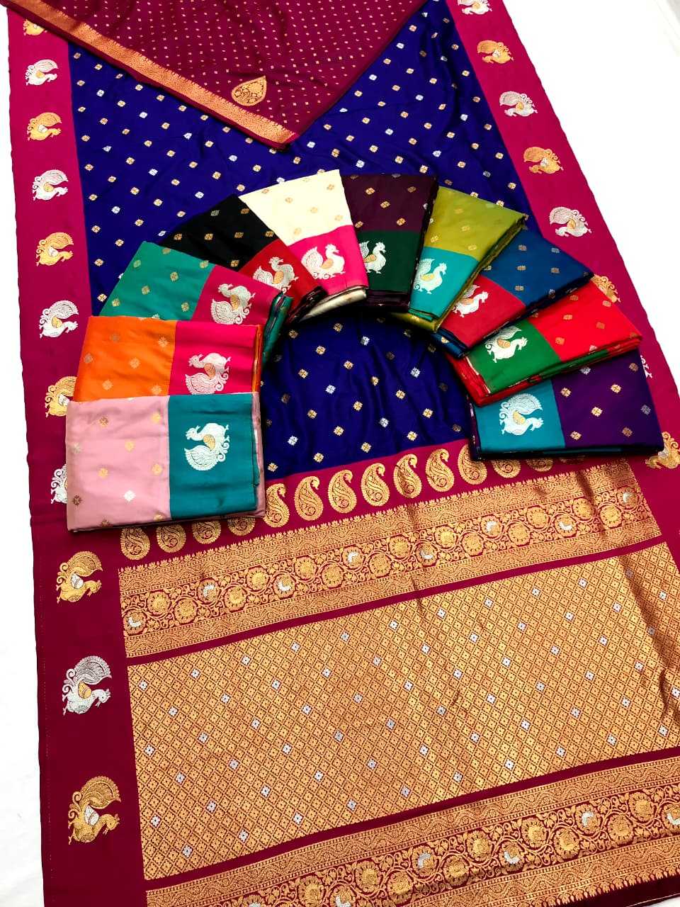 Hans Banarasi Soft Silk Saree