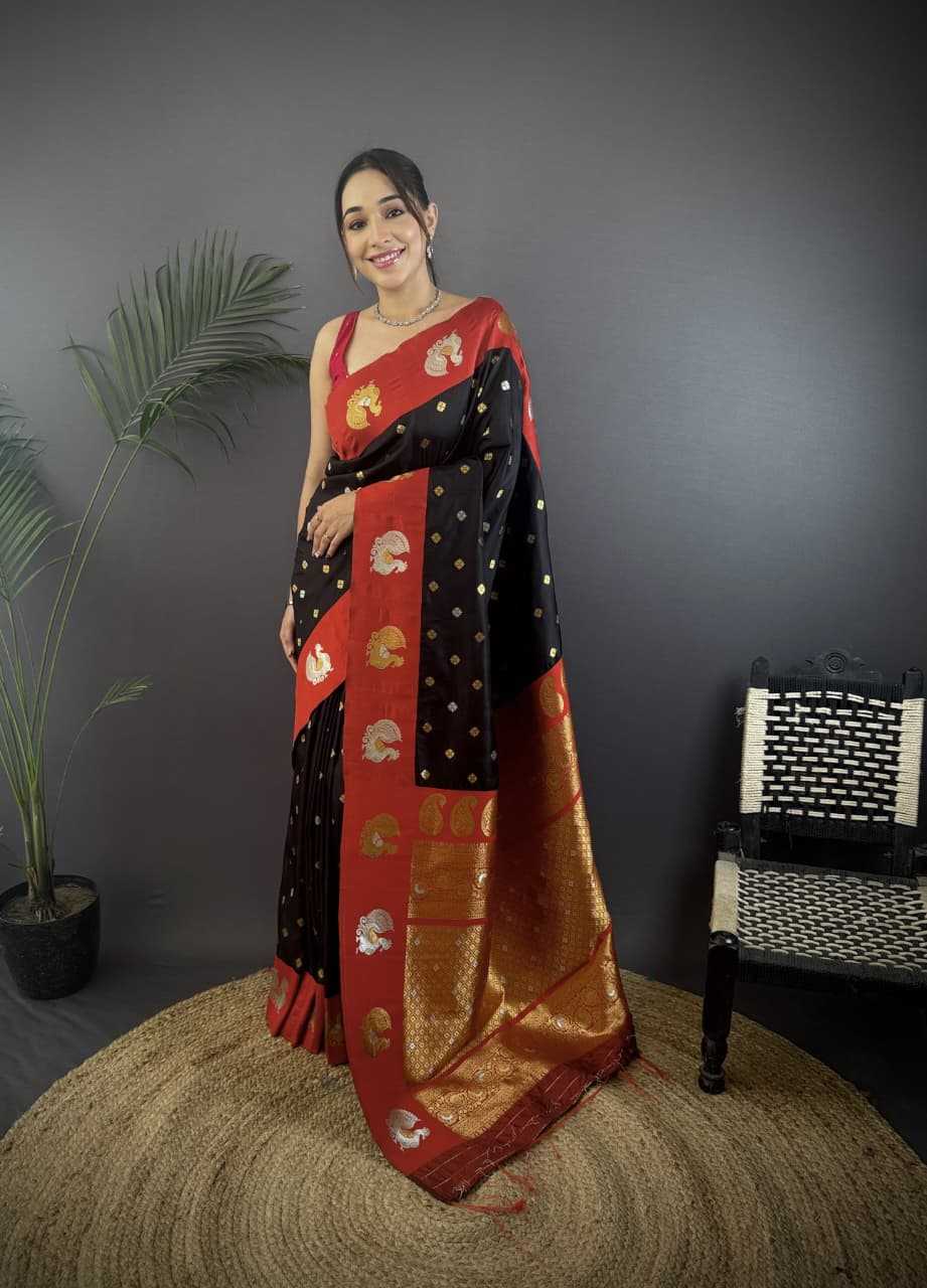 Hans Banarasi Soft Silk Saree