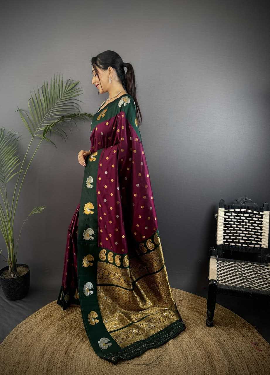 Hans Banarasi Soft Silk Saree