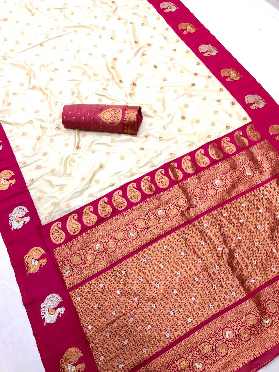 Hans Banarasi Soft Silk Saree