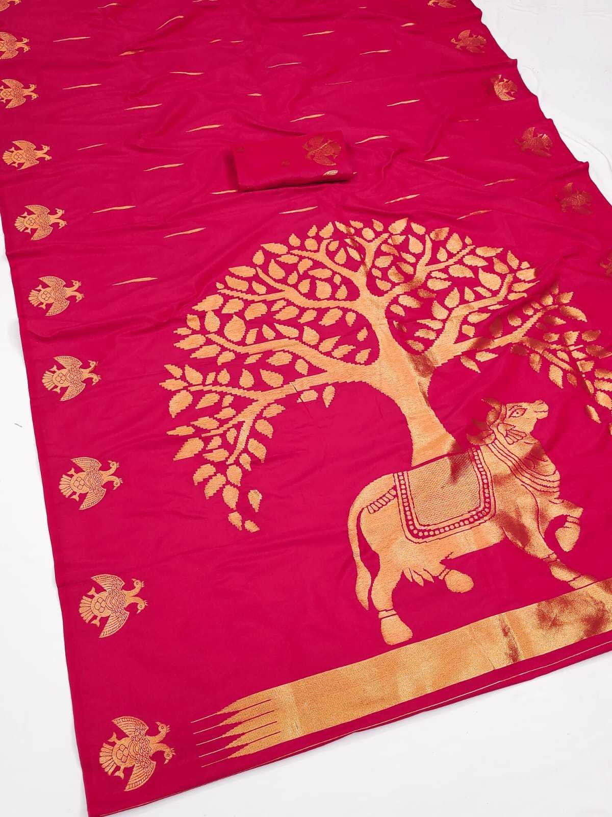 Jalsa Banarasi Soft Silk Saree