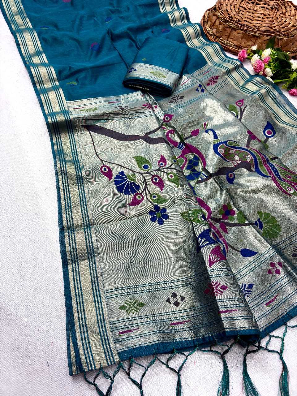 Janani Soft Cotton Designer Saree