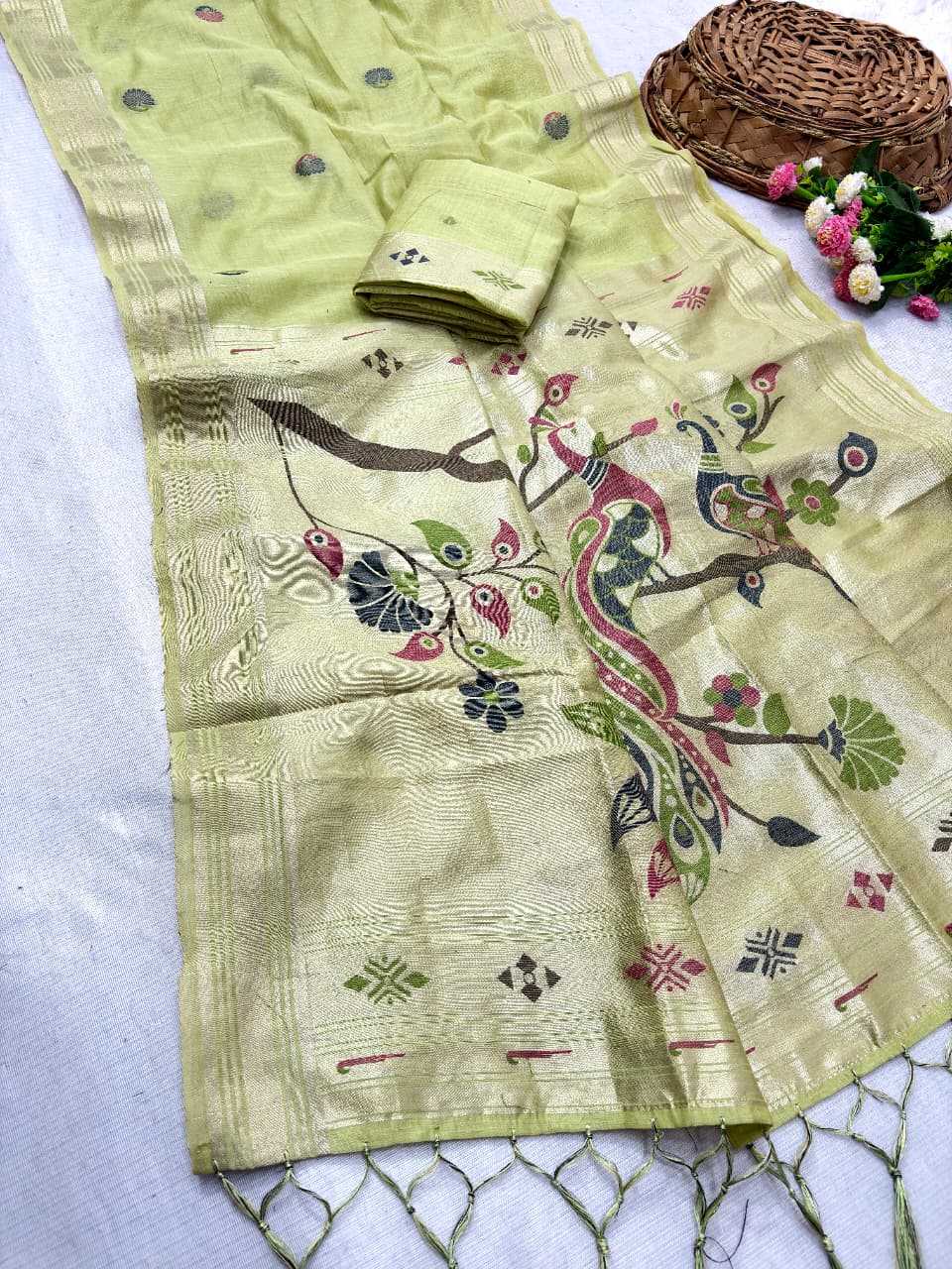 Janani Soft Cotton Designer Saree