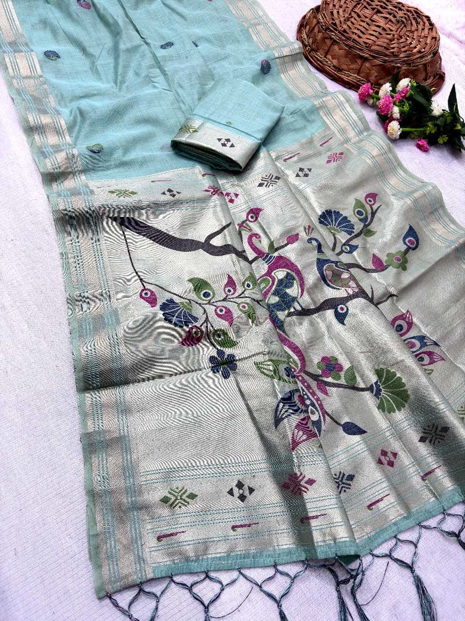 Janani Soft Cotton Designer Saree