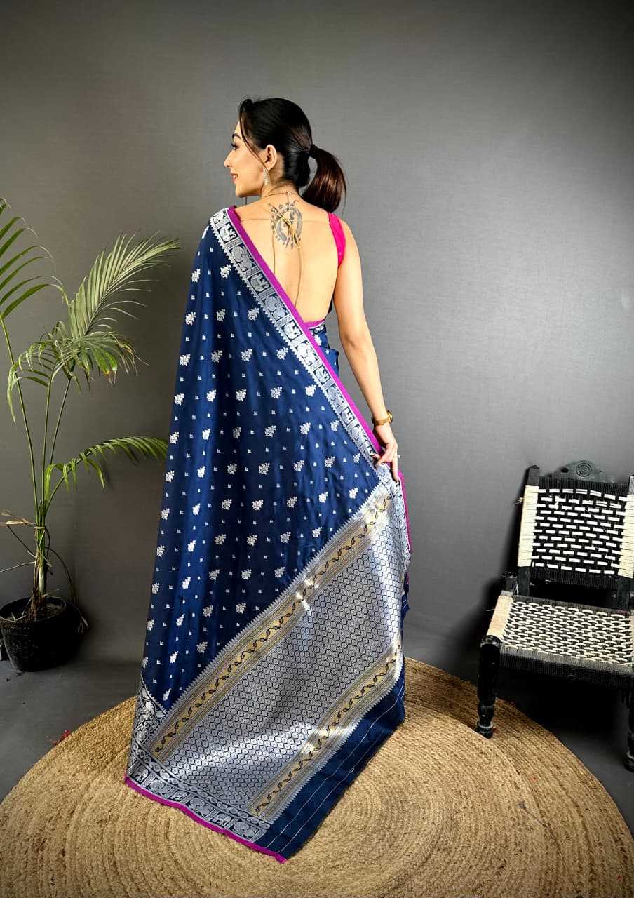 Banarasi Soft Silk Zari Border Saree