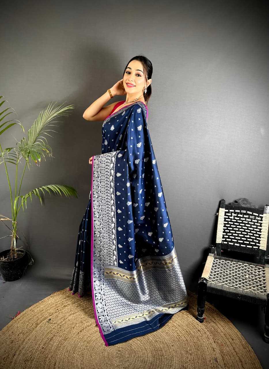 Banarasi Soft Silk Zari Border Saree