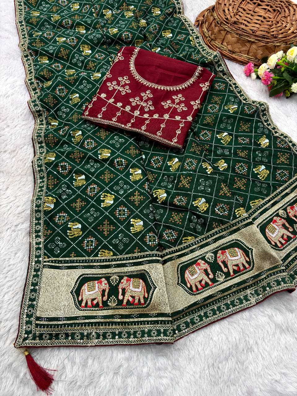 Vantara Vichitra Silk Khadi Saree