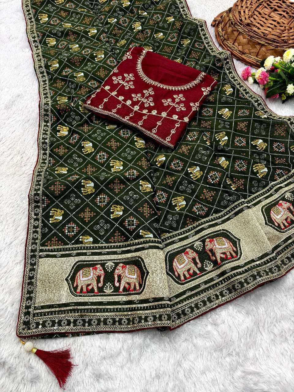 Vantara Vichitra Silk Khadi Saree