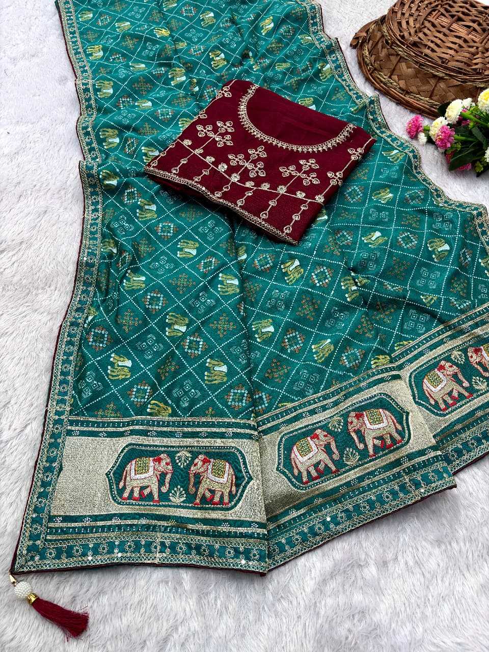 Vantara Vichitra Silk Khadi Saree