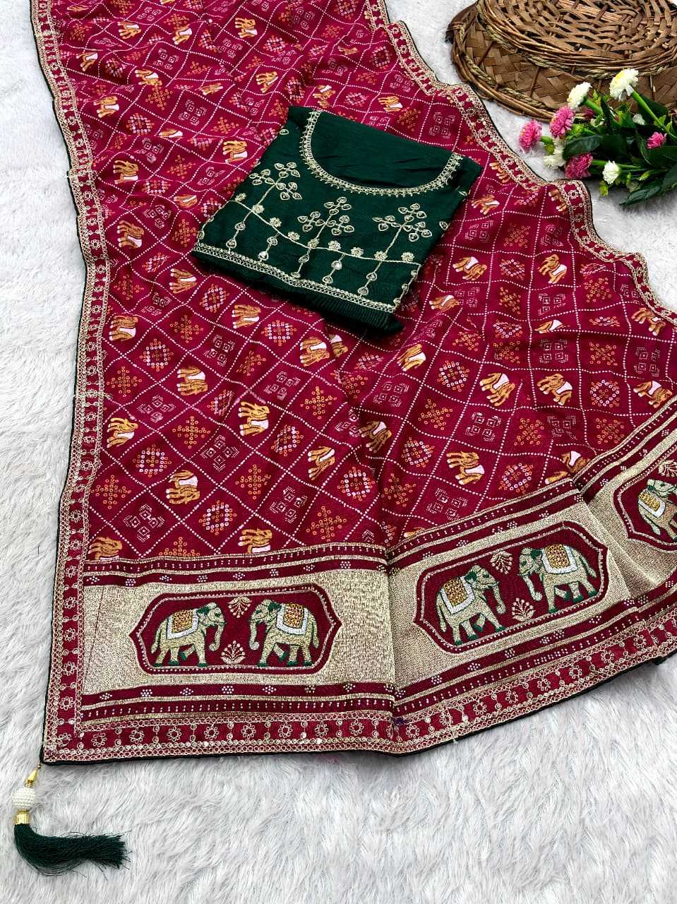 Vantara Vichitra Silk Khadi Saree