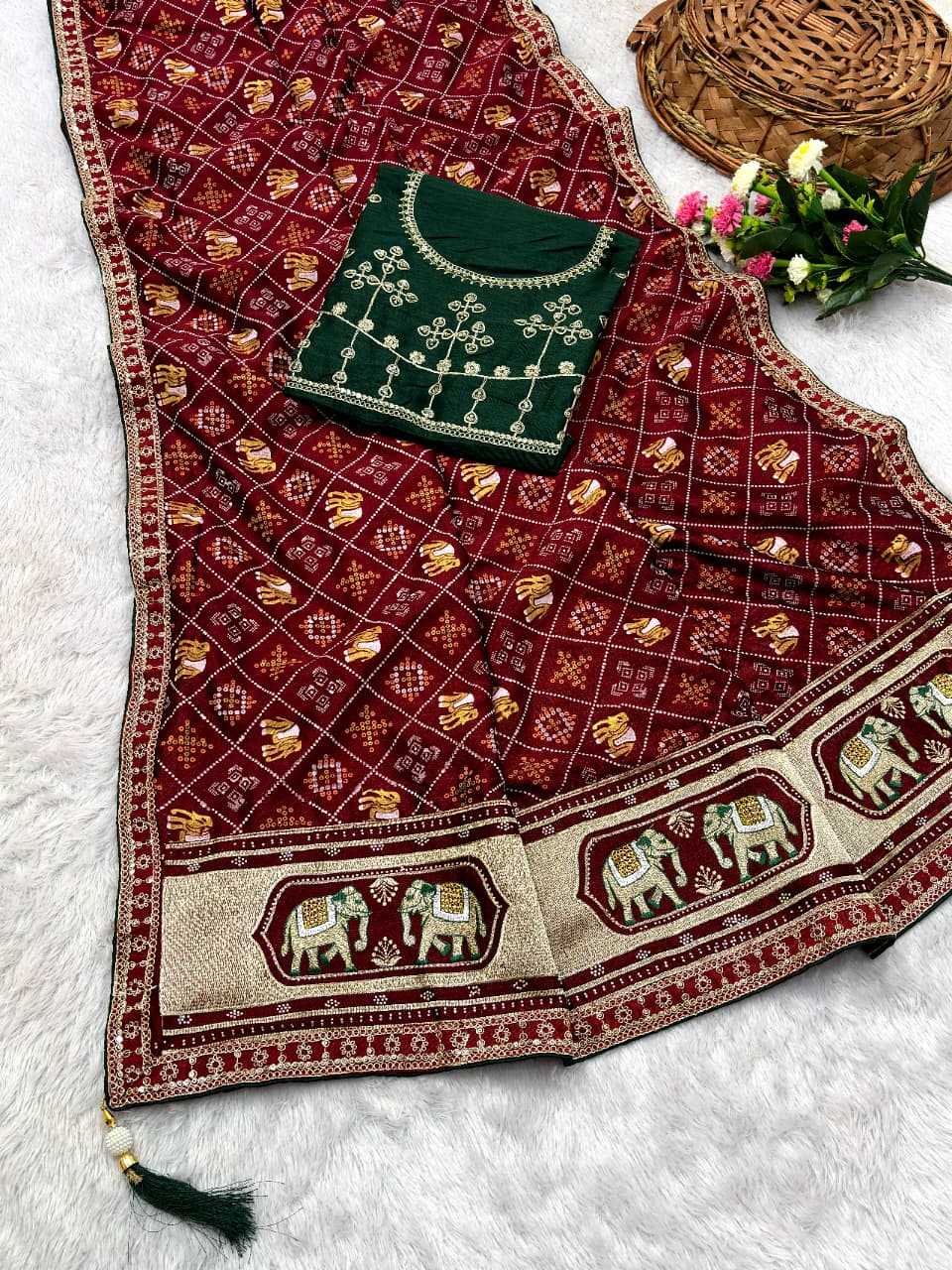 Vantara Vichitra Silk Khadi Saree