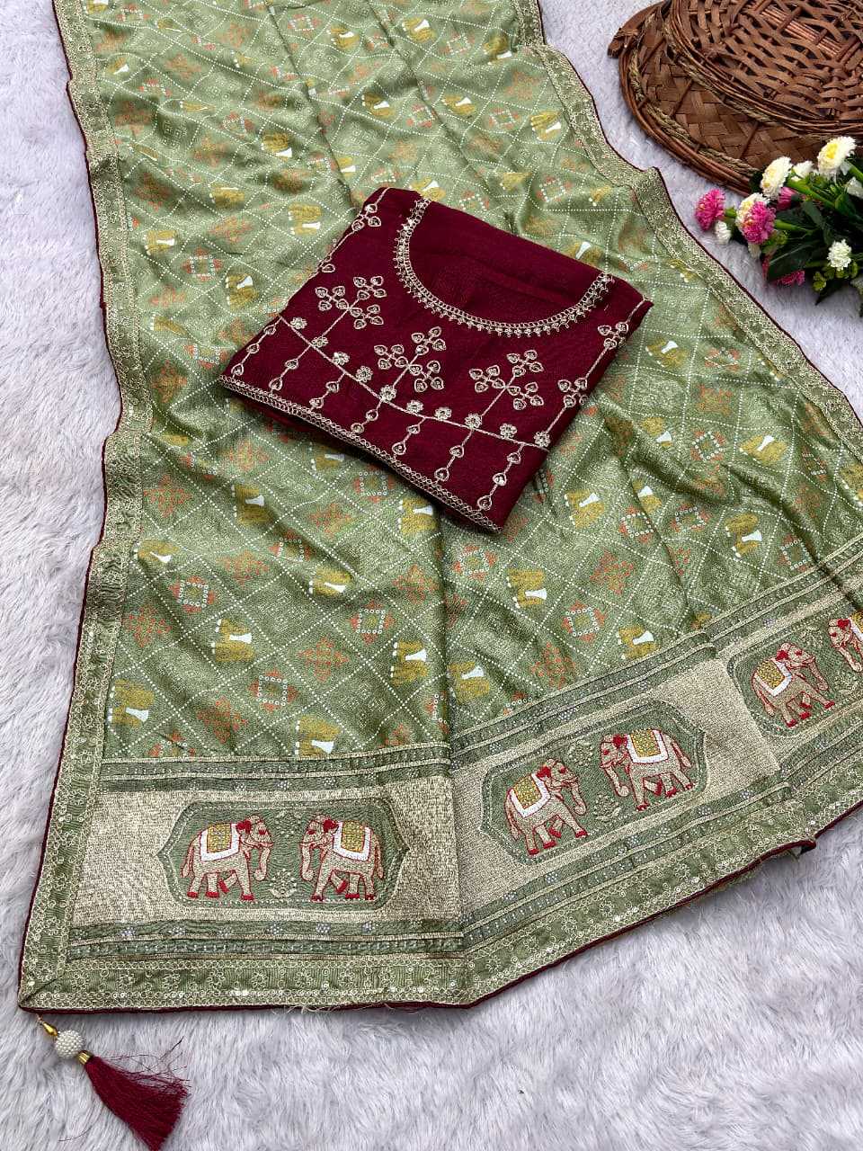 Vantara Vichitra Silk Khadi Saree