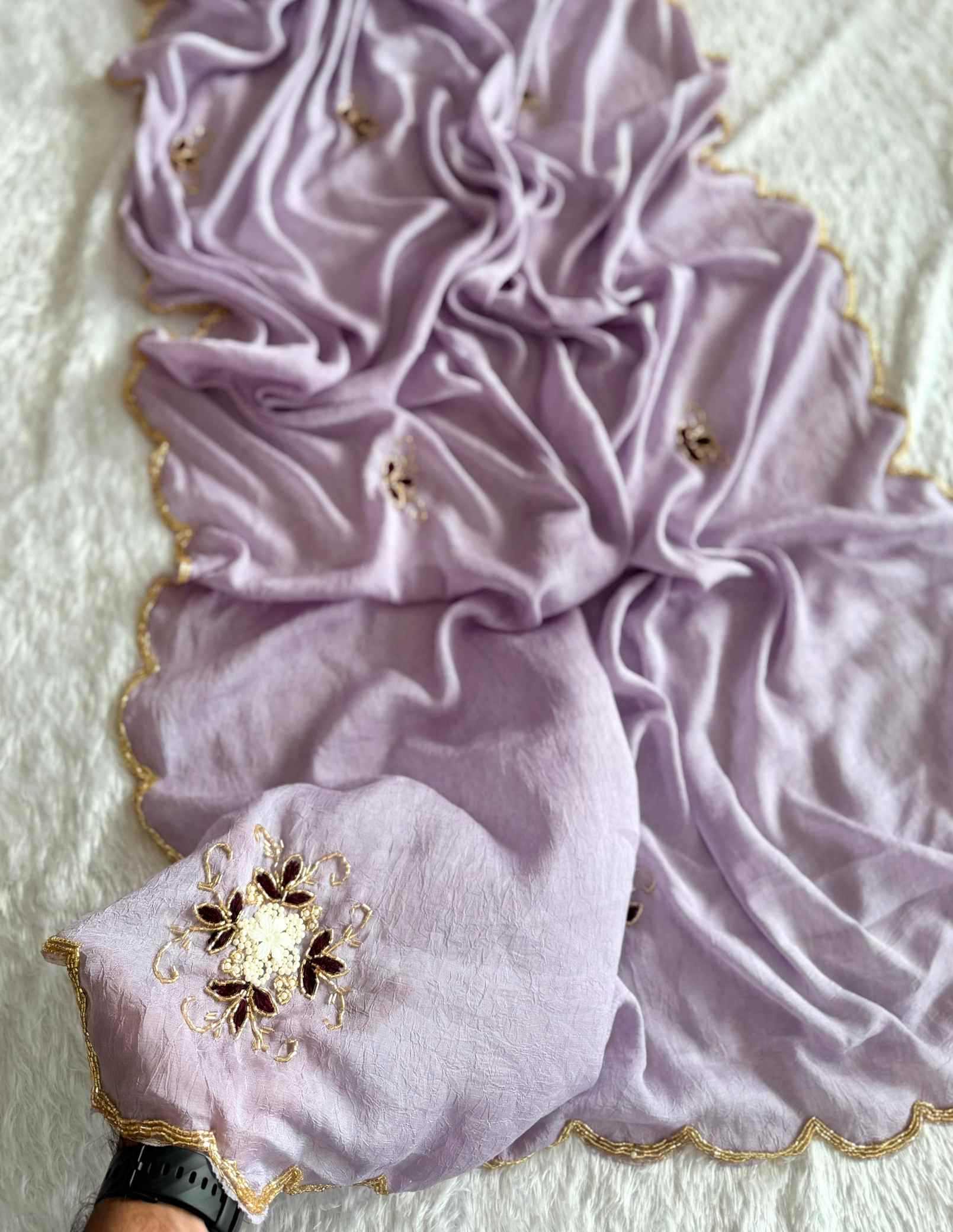 Soft Cursh Designer Saree