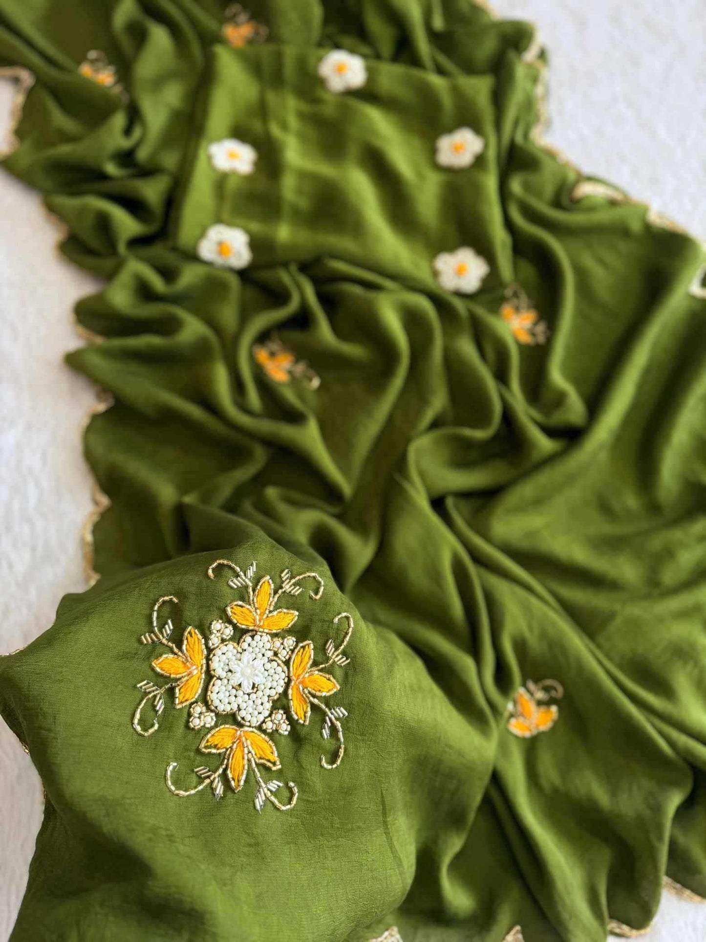 Soft Cursh Designer Saree