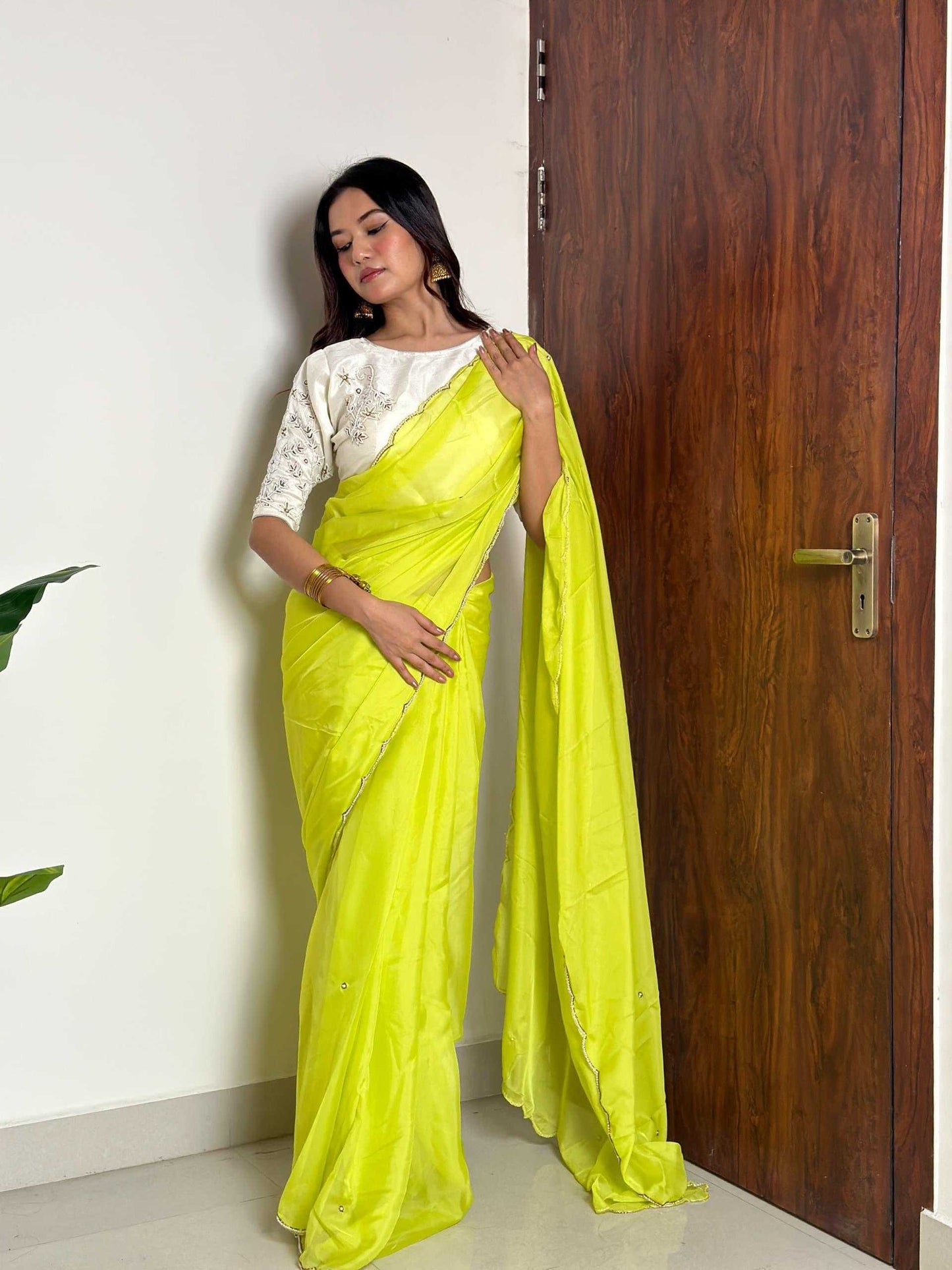 Organza Designer Saree