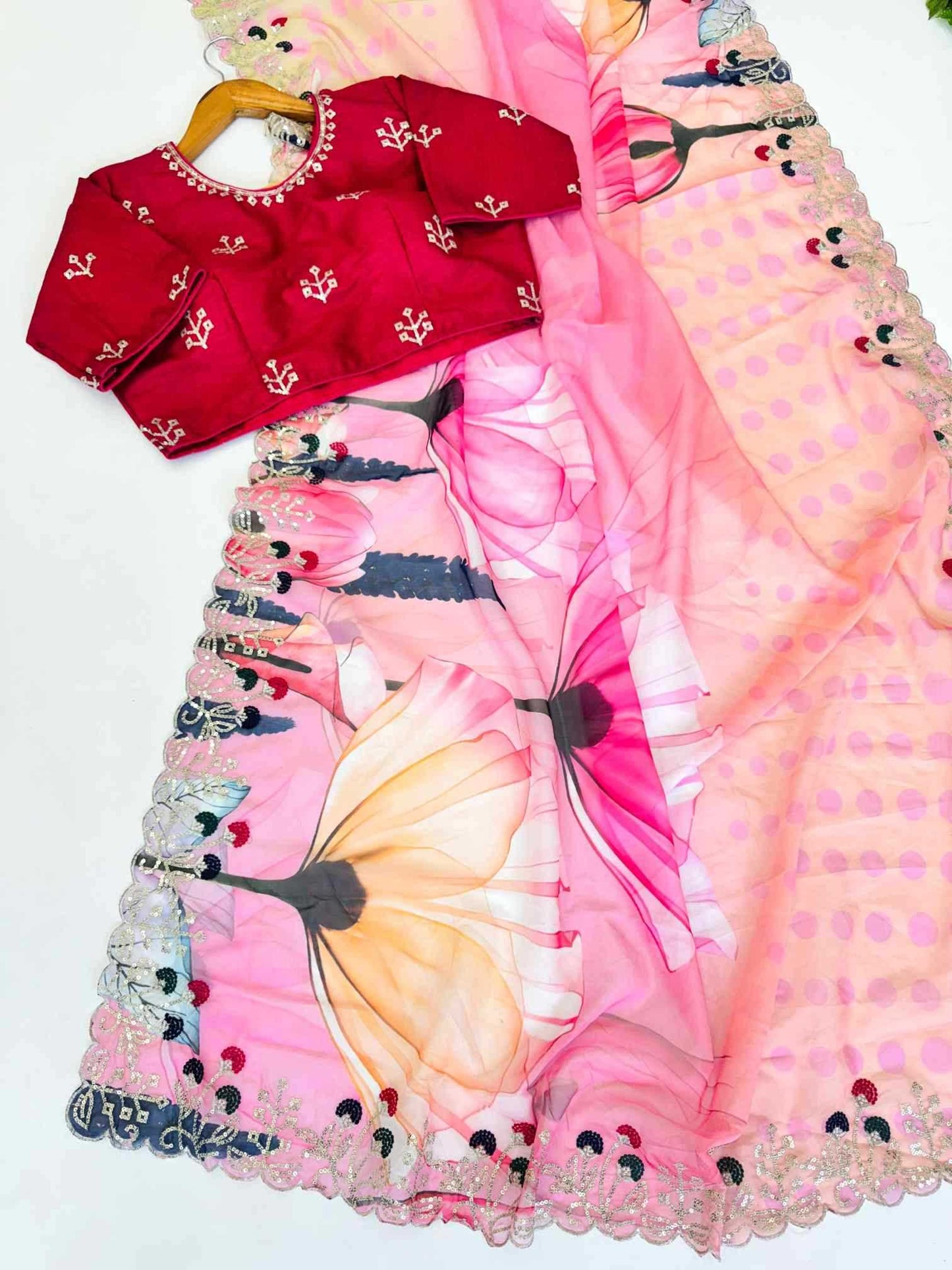 Organza Saree