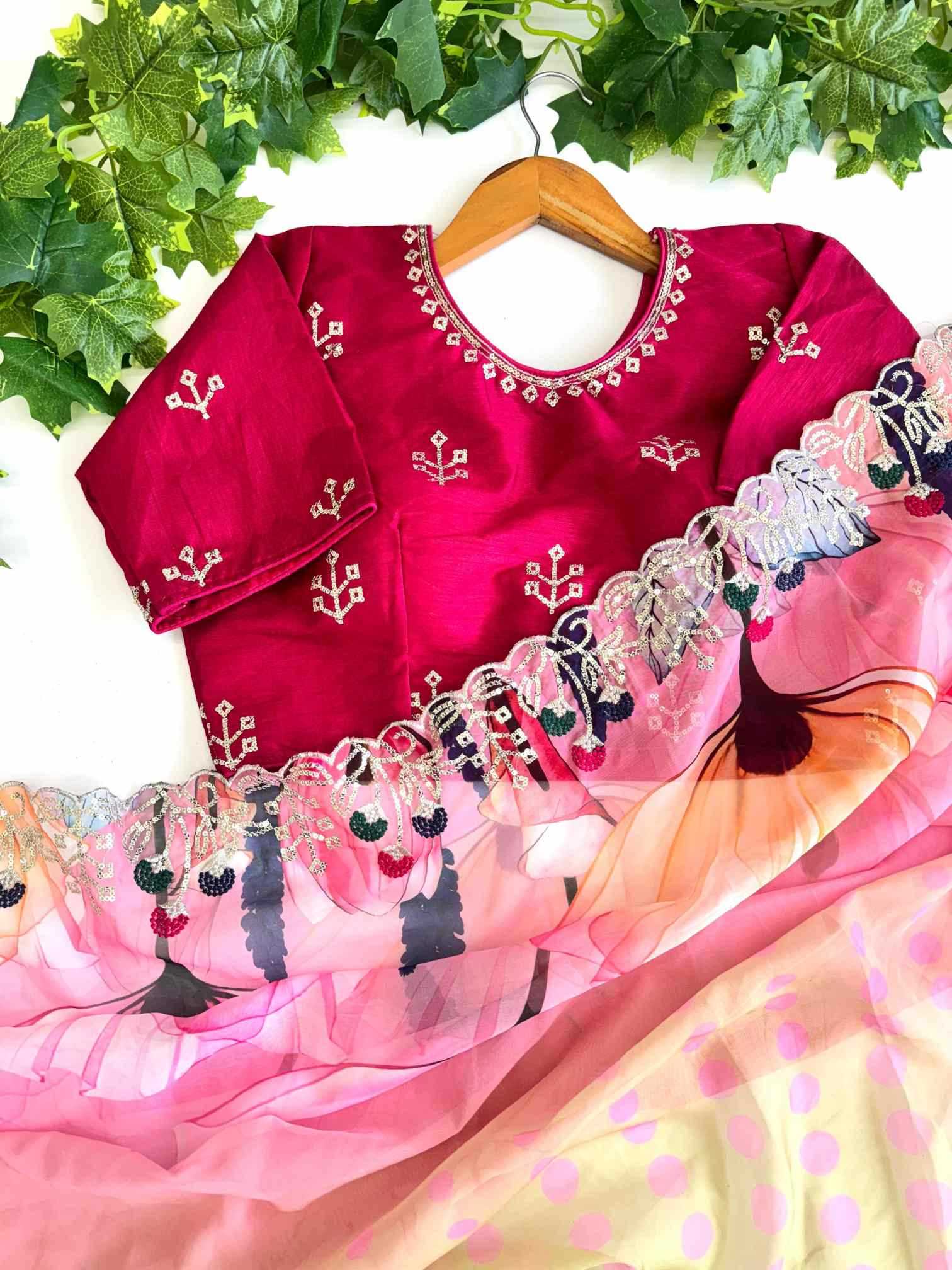 Organza Saree