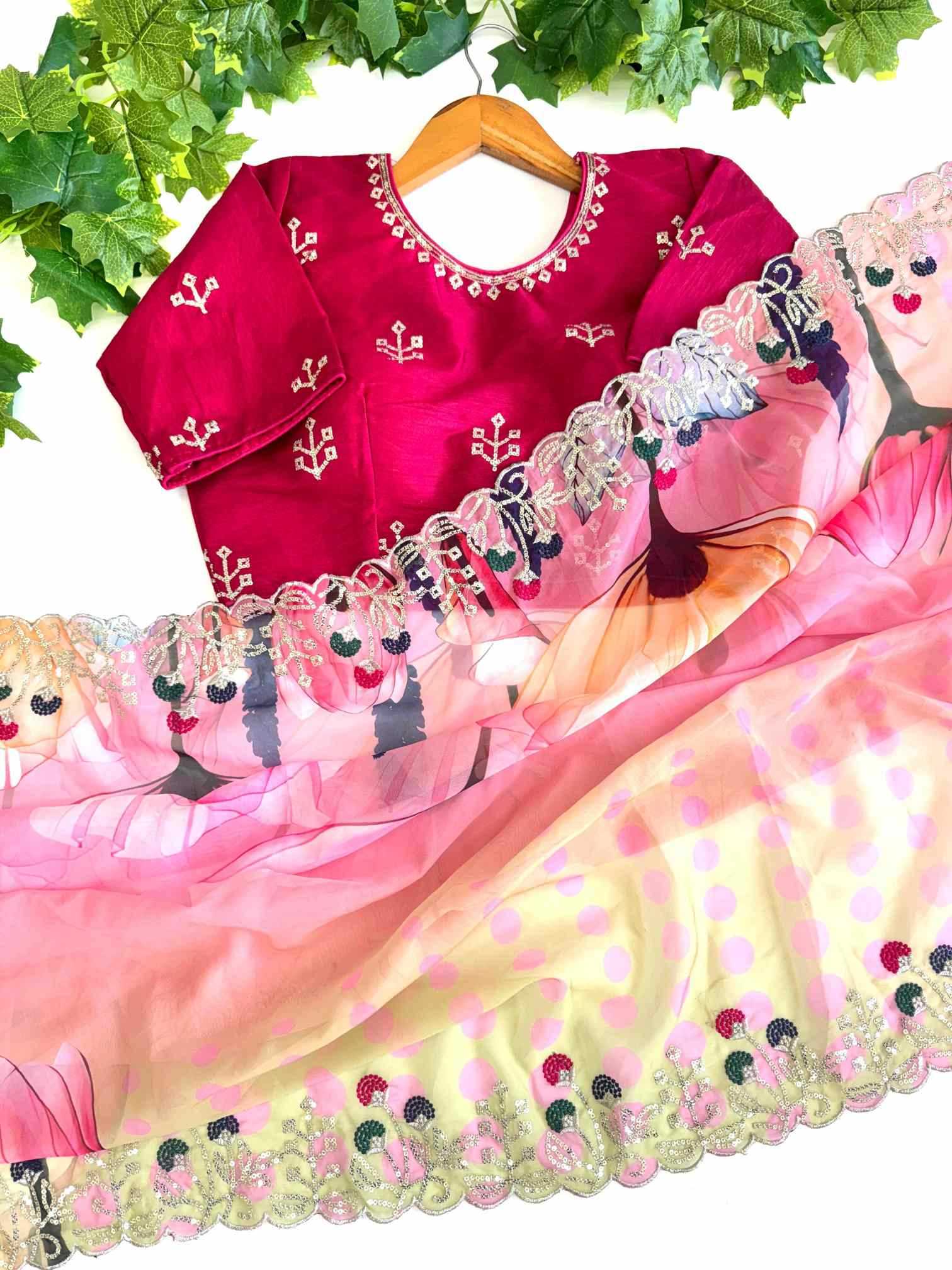 Organza Saree