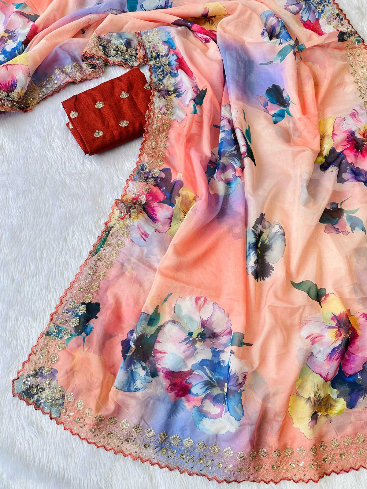 Agnavi Organza Saree