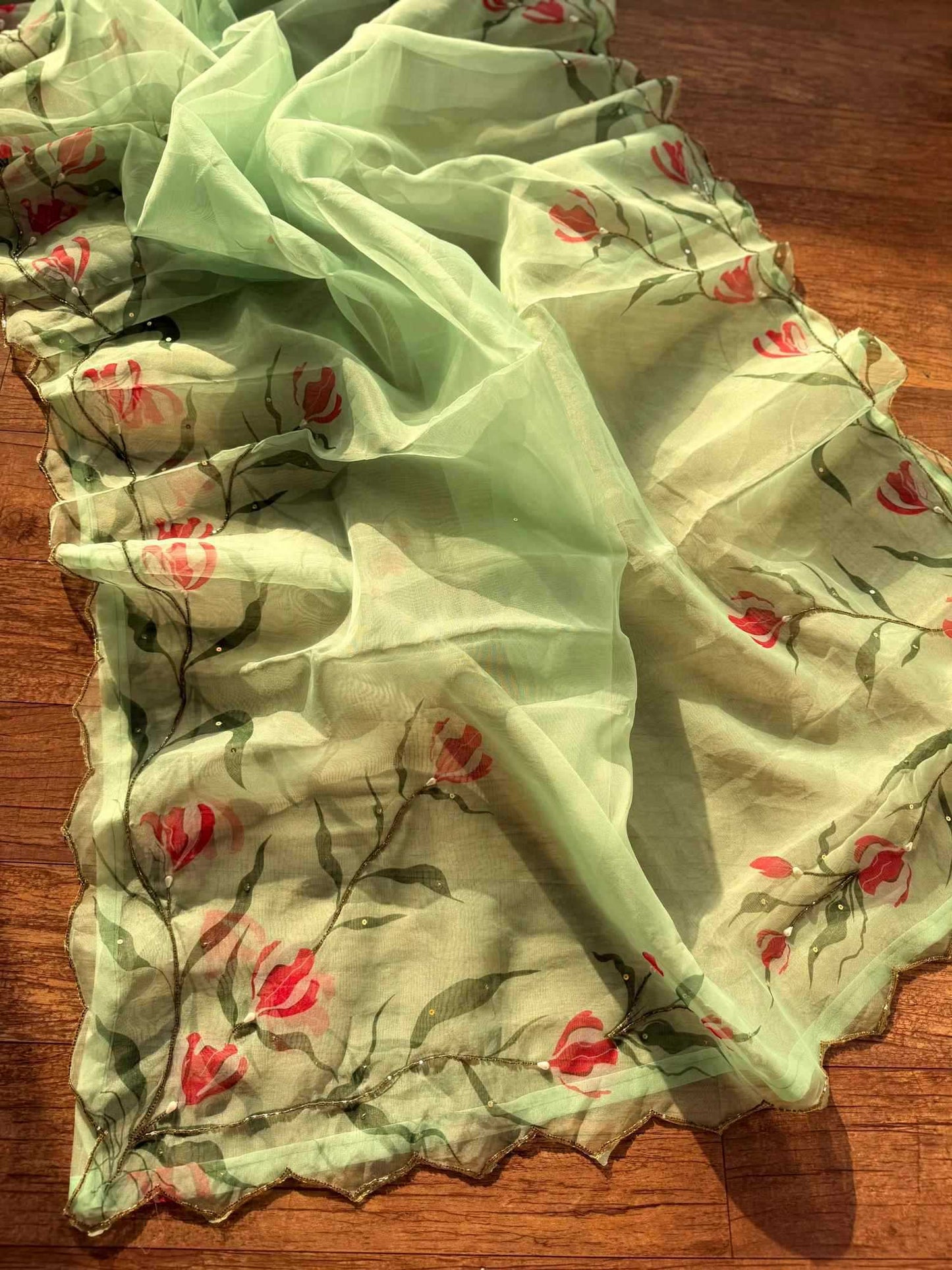 Organza Saree