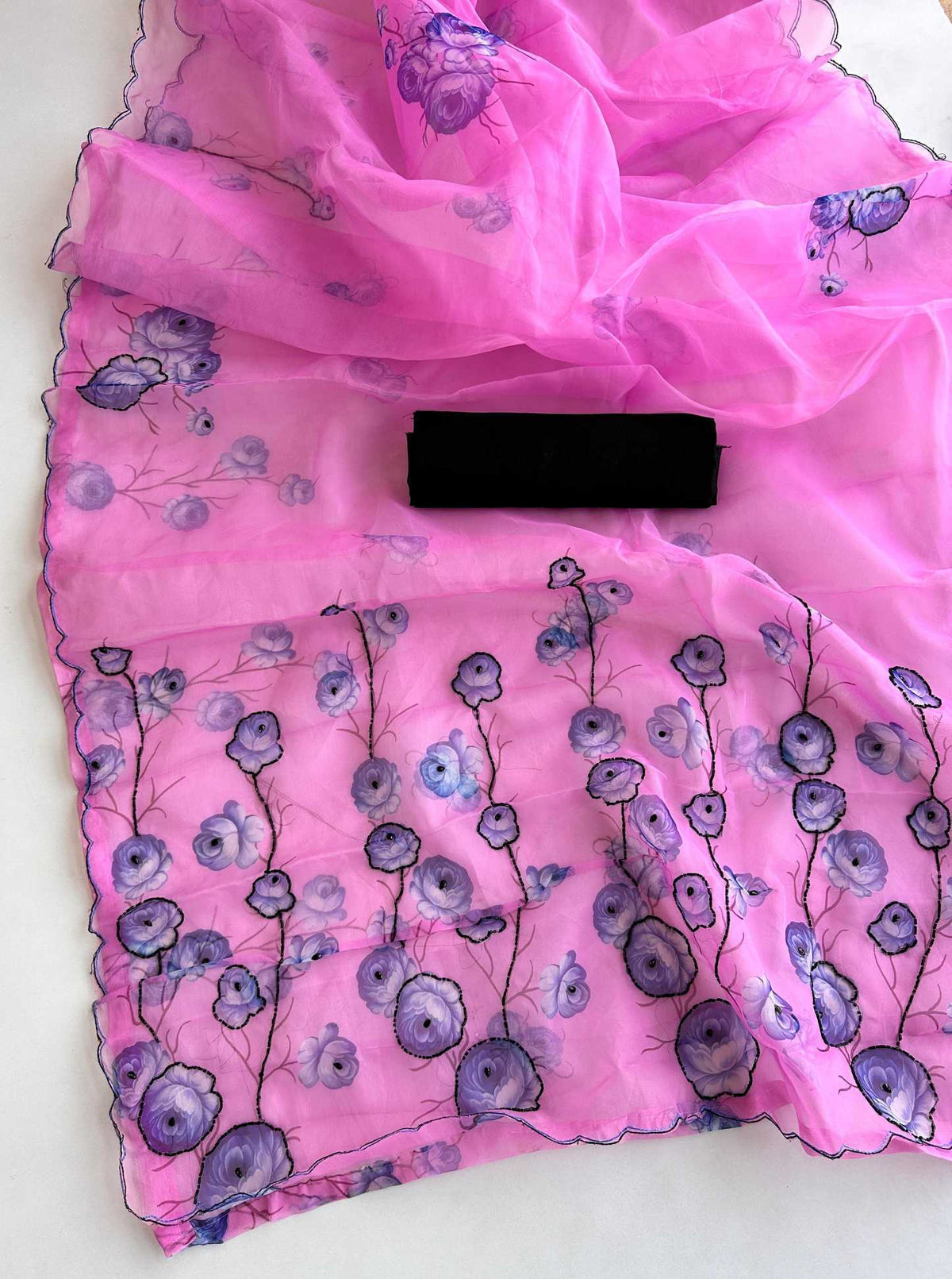 Ahlada Organza Saree